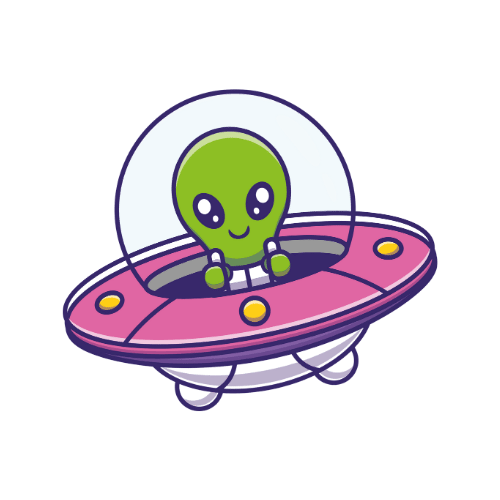 Alien en un OVNI