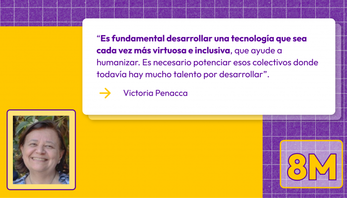 Frase de la entrevista a Victoria Penacca